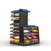 Supermarket equipments shelf goods showcase display rack with checkout counter