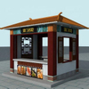 High Quality Wooden Food Kiosk Booth for Outdoor Furniture