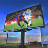 Advertising design led electric display screen outdoor advertising equipment double sides large billboard