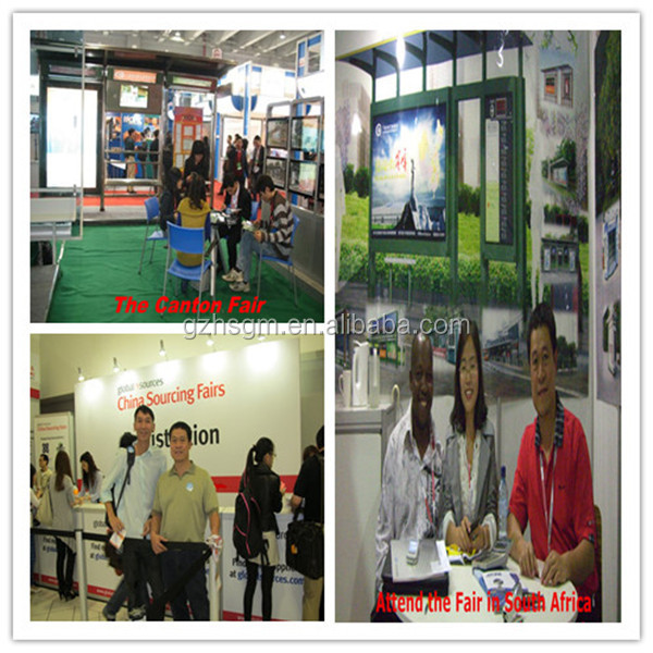 High Quality Stainless Steel Bus Stop Shelter with Street Retail Kiosk