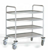 Kitchen furniture china maker 3-layer metal kitchen trolley with wheels custom made carro de servicio