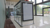 smart bus stop shelter with outdoor advertising LED display screen