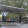 Bus Stop Shelter with Outdoor Advertising LCD Display Screen