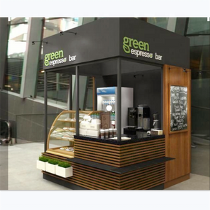 High quality prefab outdoor store kiosk for selling food