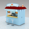 High quality metal street kiosk modern outdoor furniture fast food and coffee kiosk