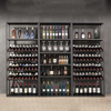 Supermarket equipments showcase goods display rack metal wine rack