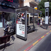 Green City Street Furniture Bus Stop Shelter with Advertising Panels