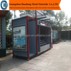 street shop knock-down design modular structure coffee kiosk