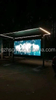 Bus Stop Shelter with Outdoor Advertising LCD Display Screen