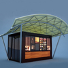 High quality prefab outdoor store kiosk for selling food