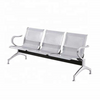 3-seat waiting room bench airport office salon stainless steel waiting chair with back