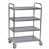 Kitchen furniture china maker 3-layer metal kitchen trolley with wheels custom made carro de servicio