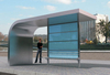 New Aluminium Big Premium Bus Stop Shelter with Advertising MUPI Light Box