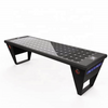 High quality modern urban furniture smart solar bench with led lights for outdoor usage