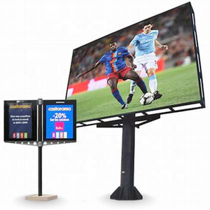 Advertising design led electric display screen outdoor advertising equipment double sides large billboard