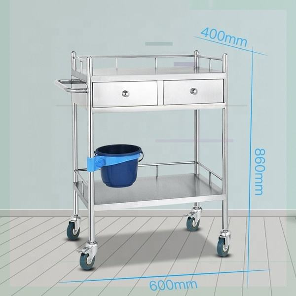 Stainless Steel Hospital Trolley