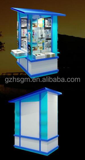 Street Metal Structure Grocery Kiosk