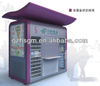 high quality prefab outdoor waterproof street metal retail kiosk