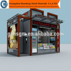 street shop knock-down design modular structure coffee kiosk