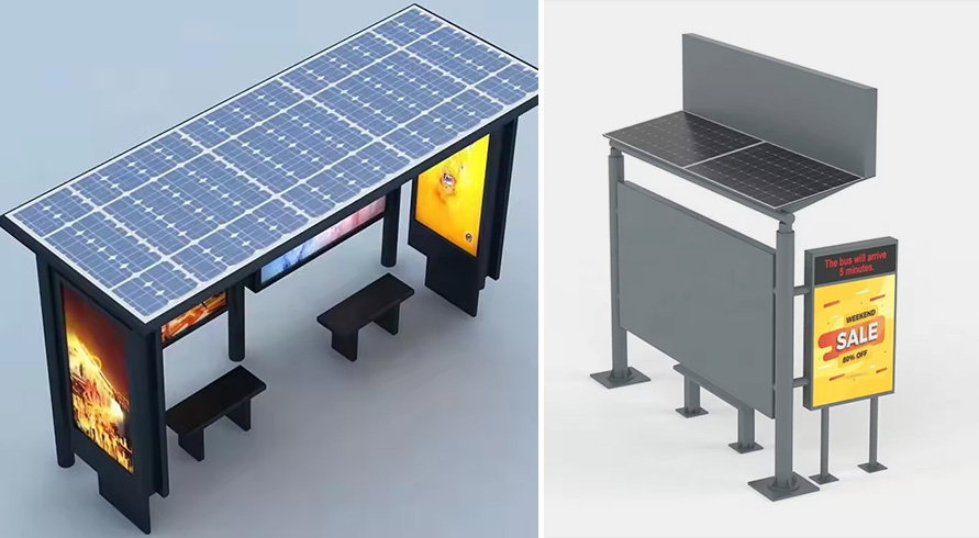 <span style="color:#222222;">Solar-Powered Shelters</span>