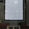 Advertising facilities floor solar advertising light box