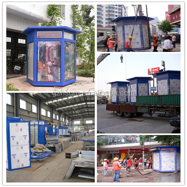 modern street retail and grocery kiosk booth