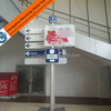 aluminum way finding signage outdoor directory wayfinding sign