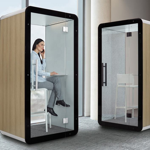 2022 hot sale modern work environment furniture for private space kiosk telephone booth