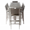 China factory direct sale custom design garden metal furniture sets high quality aluminum chairs and table