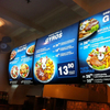 China factory high quality hanging lcd menu board advertising display indoor light box