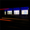 street furniture modular steel structure bus stop shelter with advertising panels