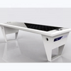 High quality modern urban furniture smart solar bench with led lights for outdoor usage