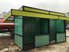 Outdoor Food Kiosk Vending Kiosk Street Store Mall in Metal Frame with Solar Power Optional