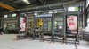 Smart bus stop shelter Outdoor advertising LED display screen