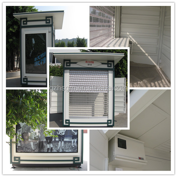 street shop knock-down design modular structure coffee kiosk